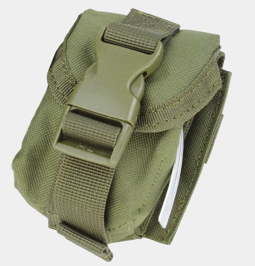 Pochette à Grenades Condor MA15-002 – Nylon 1000D, Noir, 8,9 X 10,2 X 6,4 Cm, Pour équipement Tactique