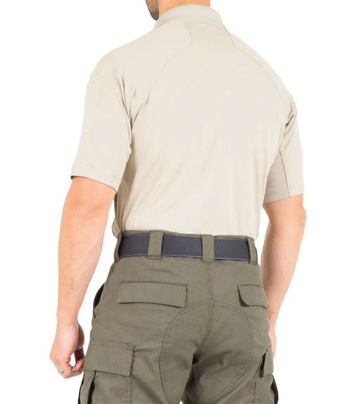 First Tactical Men's S/S  Performance Polo  - Silver Tan (112509)