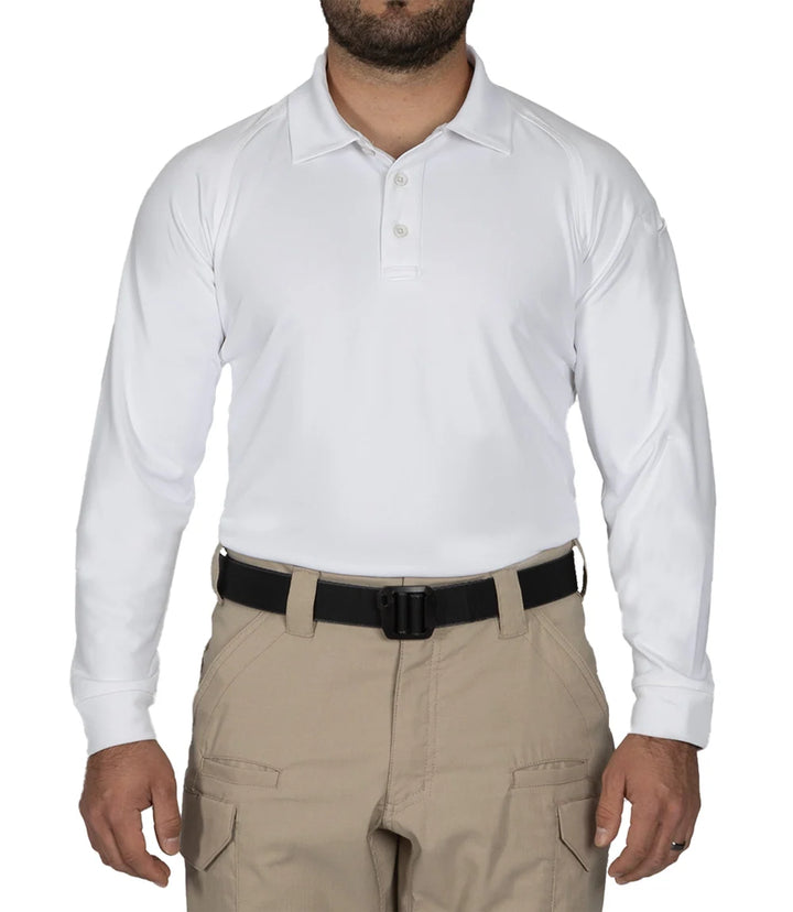 Deerfield Beach Fire Rescue First Tactical Men's L/S Performance Polo (111503)