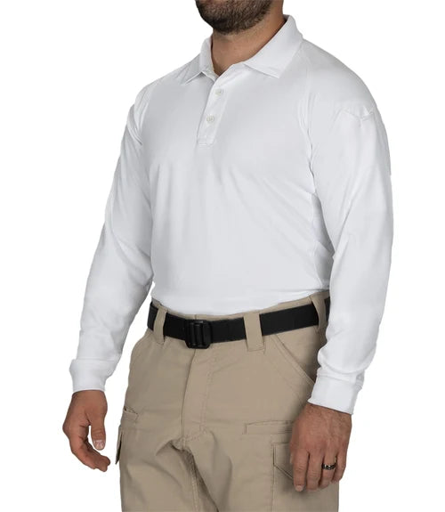 Deerfield Beach Fire Rescue First Tactical Men's L/S Performance Polo (111503)