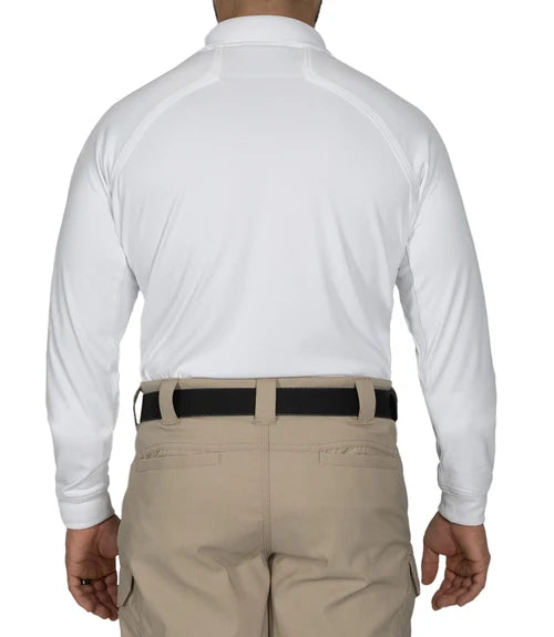 Deerfield Beach Fire Rescue First Tactical Men's L/S Performance Polo (111503)