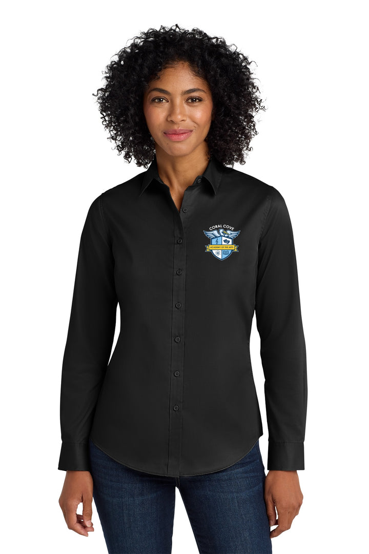 Coral Cove Staff Button Down Ladies L663