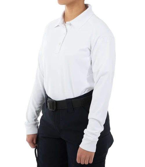 Deerfield Beach Fire Rescue First Tactical Women's L/S Performance Polo (121503)