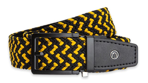 Nex Belt - Braided Black & Gold - PCD9879
