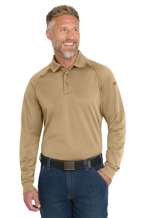 Margate FD Cornerstone Men's L/S Tactical Polo (CS410LS)