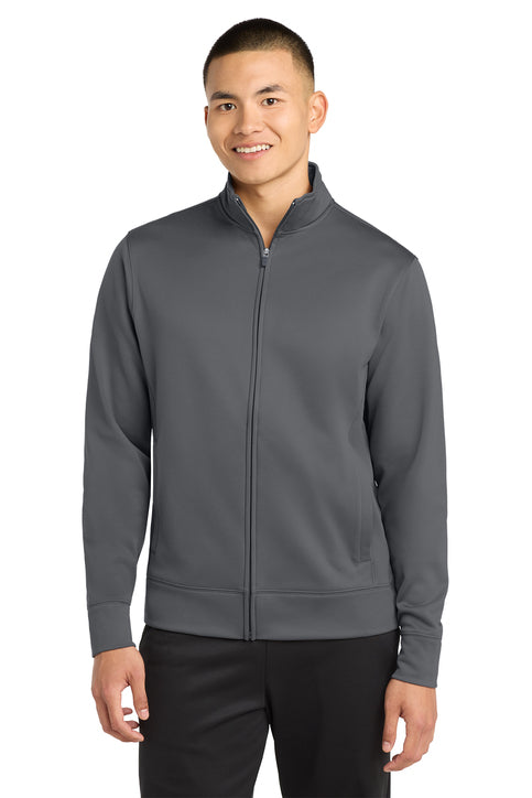 Sport-Tek® Men's Sport-Wick® Fleece Full-Zip Jacket