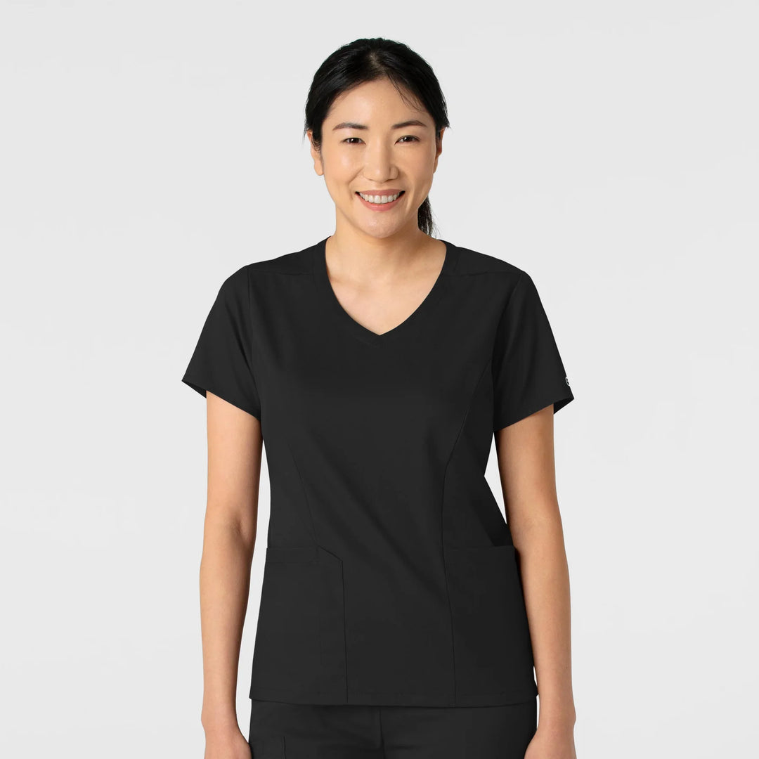 Boundless Women's 2-Pocket V-Neck Scrub Top (6251)