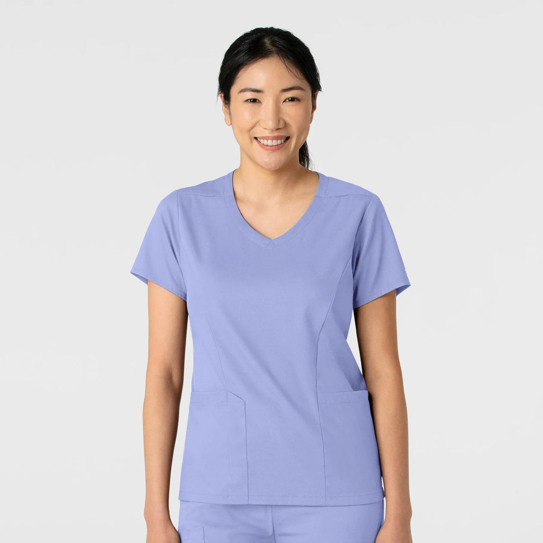 Boundless Women's 2-Pocket V-Neck Scrub Top (6251)