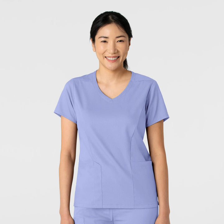 Boundless Women's 2-Pocket V-Neck Scrub Top (6251)