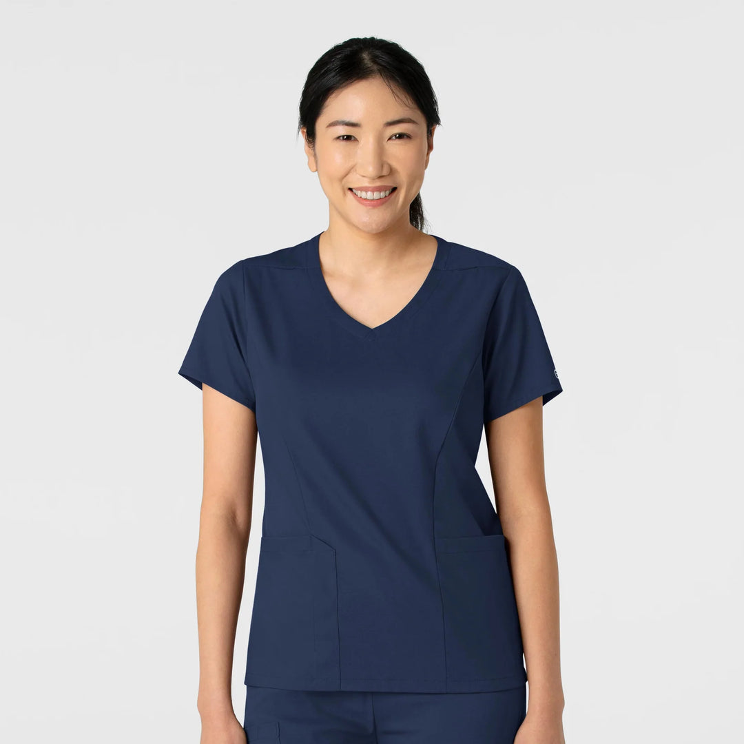 Boundless Women's 2-Pocket V-Neck Scrub Top (6251)