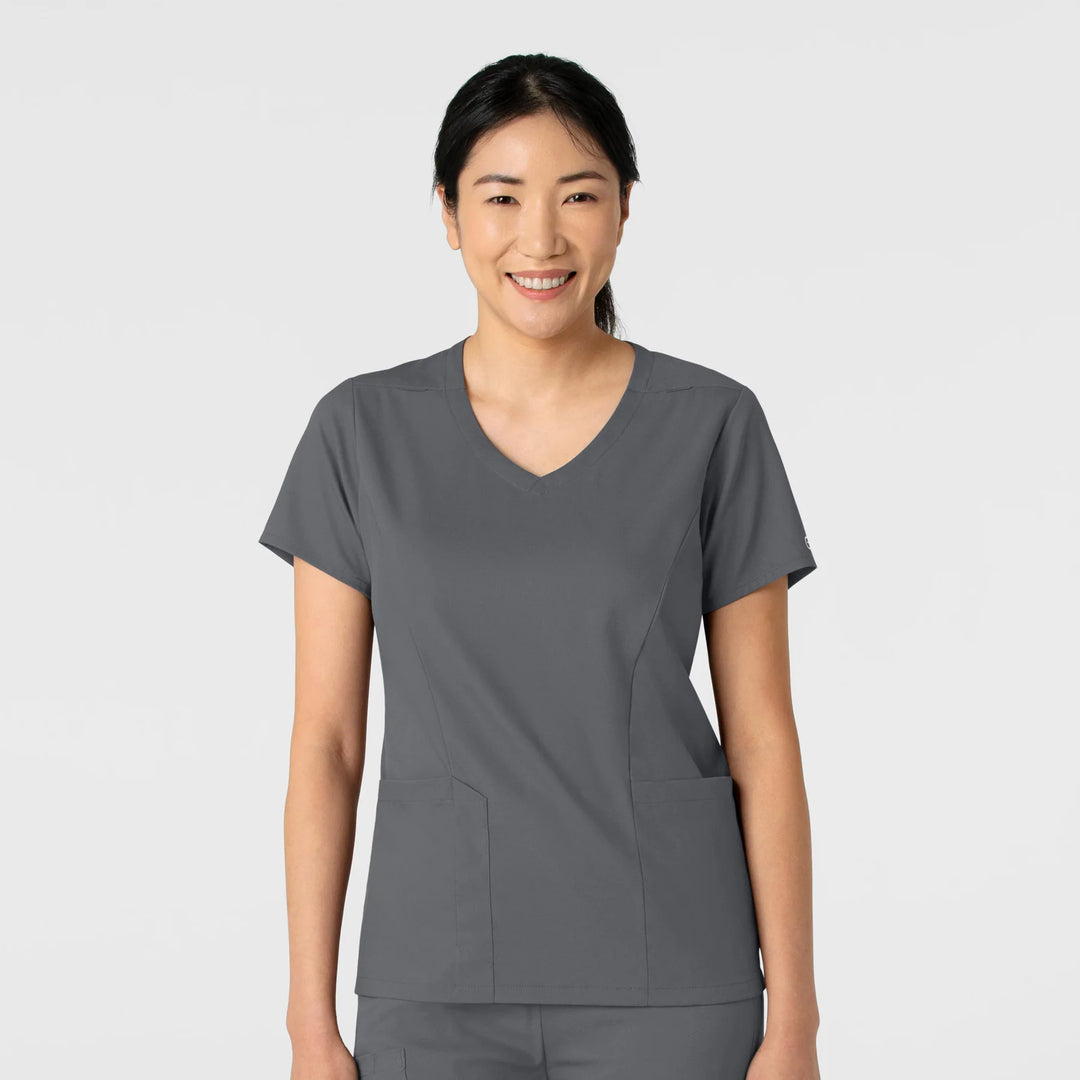Boundless Women's 2-Pocket V-Neck Scrub Top (6251)