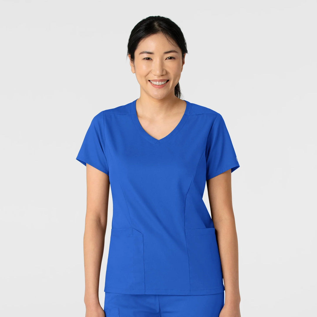 Boundless Women's 2-Pocket V-Neck Scrub Top (6251)