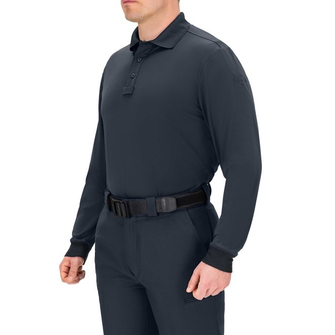 Palm Beach Garden PD Blauer Men's L/S Performance Polo Shirt (8127)