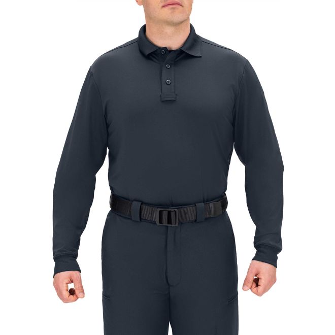Palm Beach Garden PD Blauer Men's L/S Performance Polo Shirt (8127)