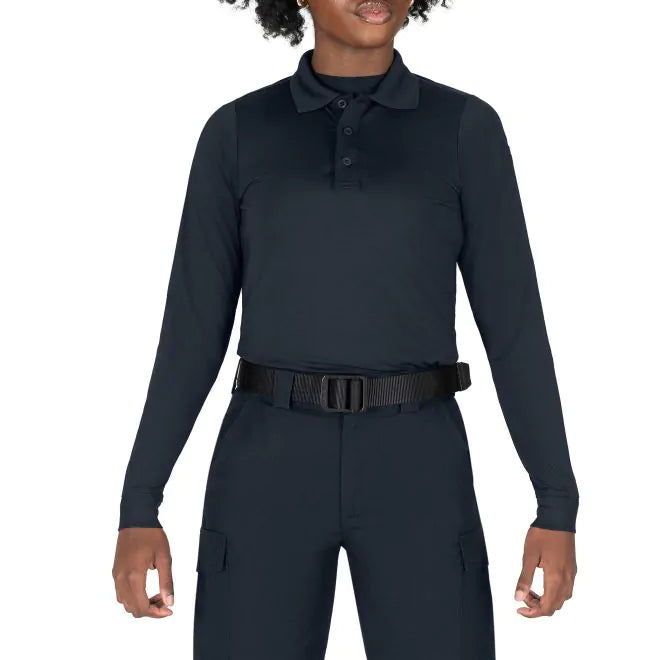 Palm Beach Garden PD Blauer Women's L/S Performance Polo Shirt (8127W)