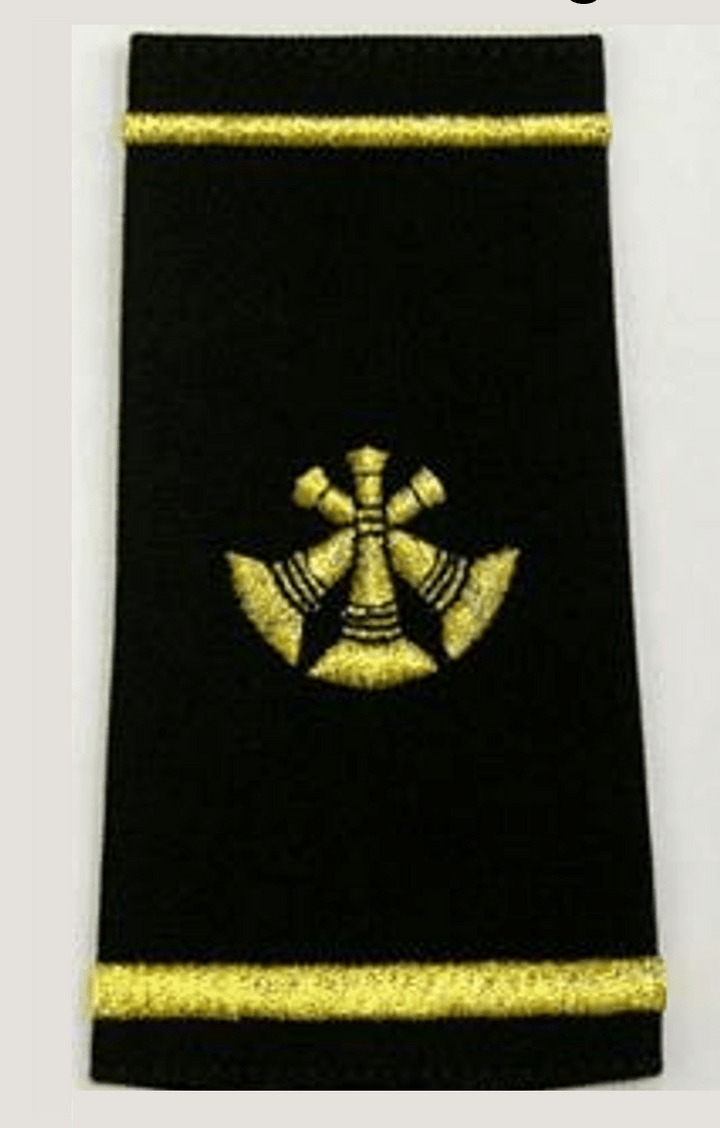 Fire Department Epaulette – Layout A; Bugle Style “76”