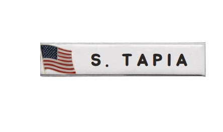 Wilton Manors PD  Name Plate W/Flag (J1)