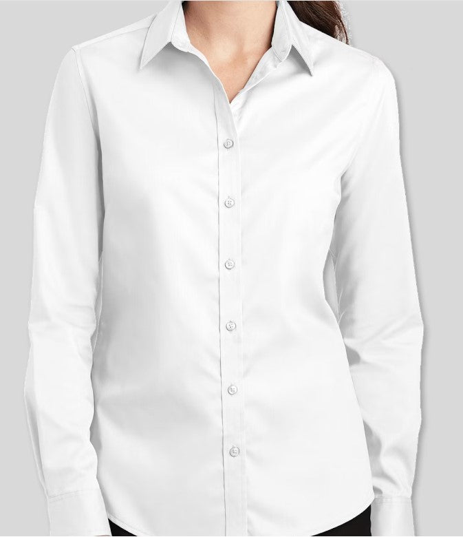 Women's Long Sleeve Button Down (L663)