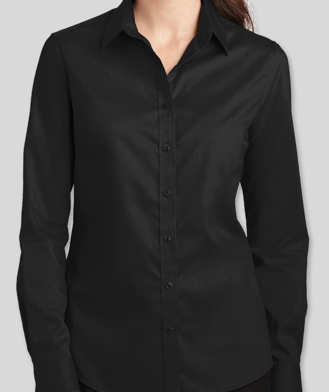 Women's Long Sleeve Button Down (L663)