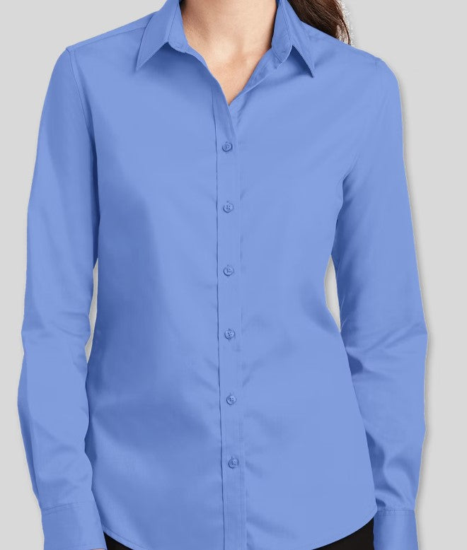Women's Long Sleeve Button Down (L663)