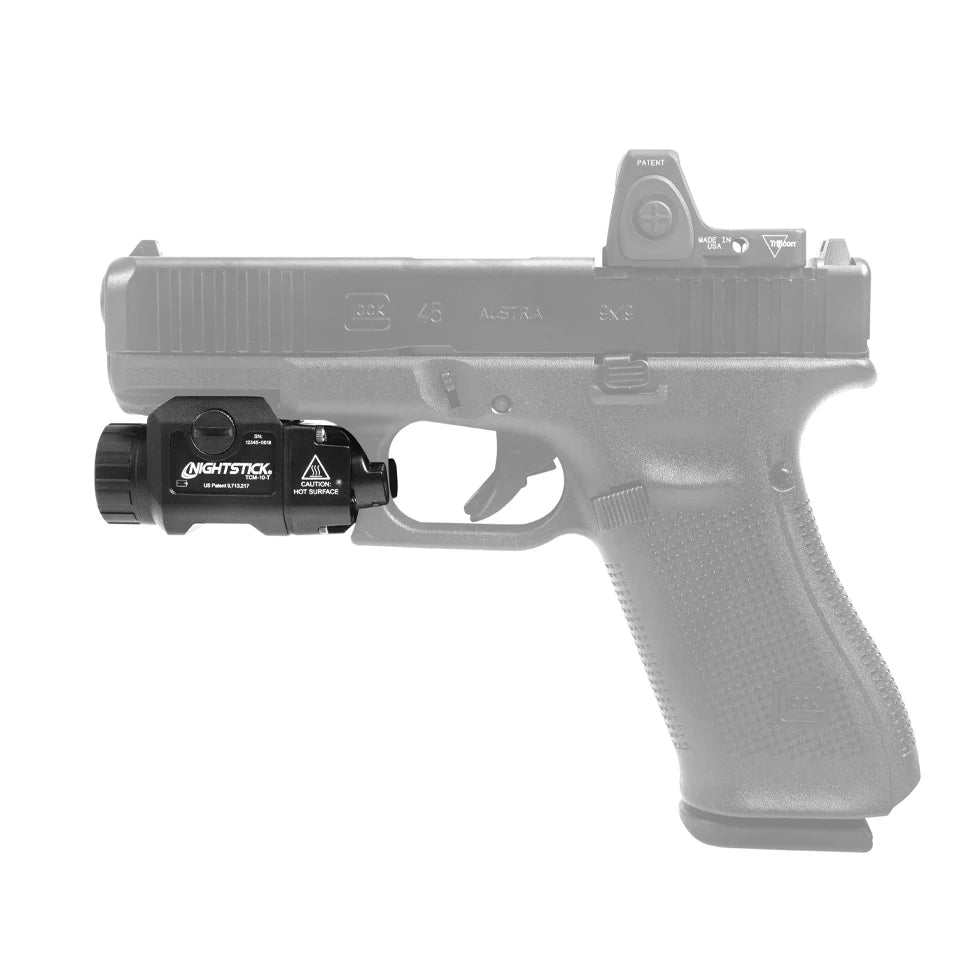Nightstick Turbo High Candela Compact Weapon-Mounted Light TCM-10-T