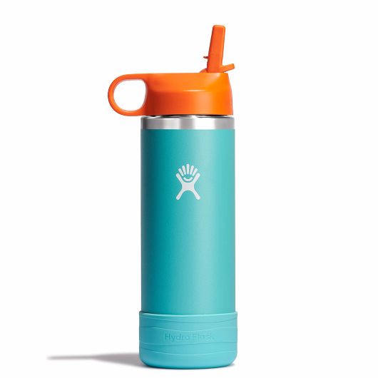 Hydro Flask 18 oz Kids Wide Mouth Straw Cap and Boot (W18CSWBB513) (W1 ...