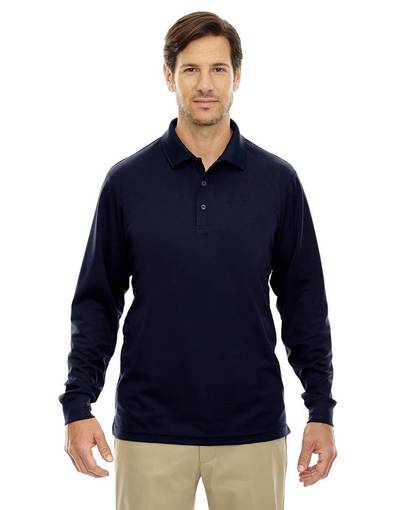 Core 365 Men's Tall Pinnacle Performance Long-Sleeve Piqué Polo (88192T)